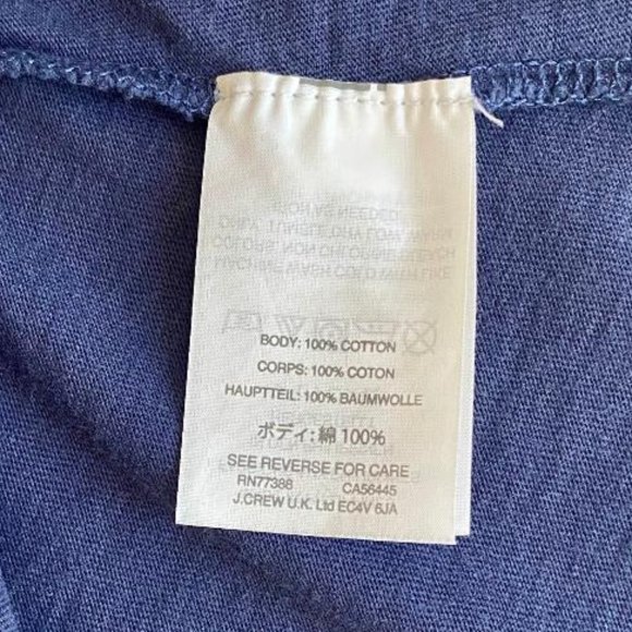 J. Crew Crewcuts Everyday Navy Blue Tank top with Eyelet Bow - Picture 9 of 12